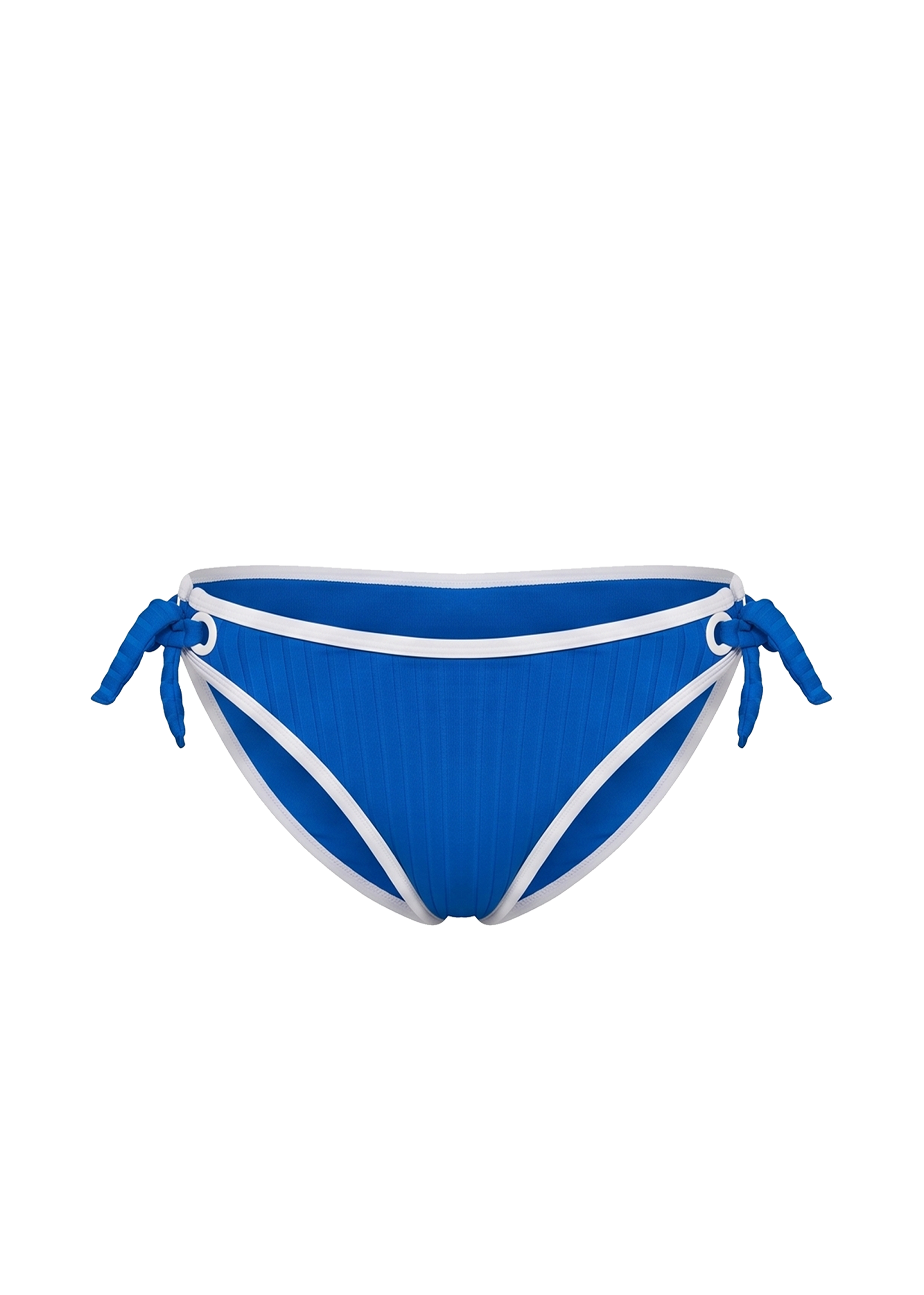 Soraya Bikini Bottom Ribbed Olympian Blue / Optic White