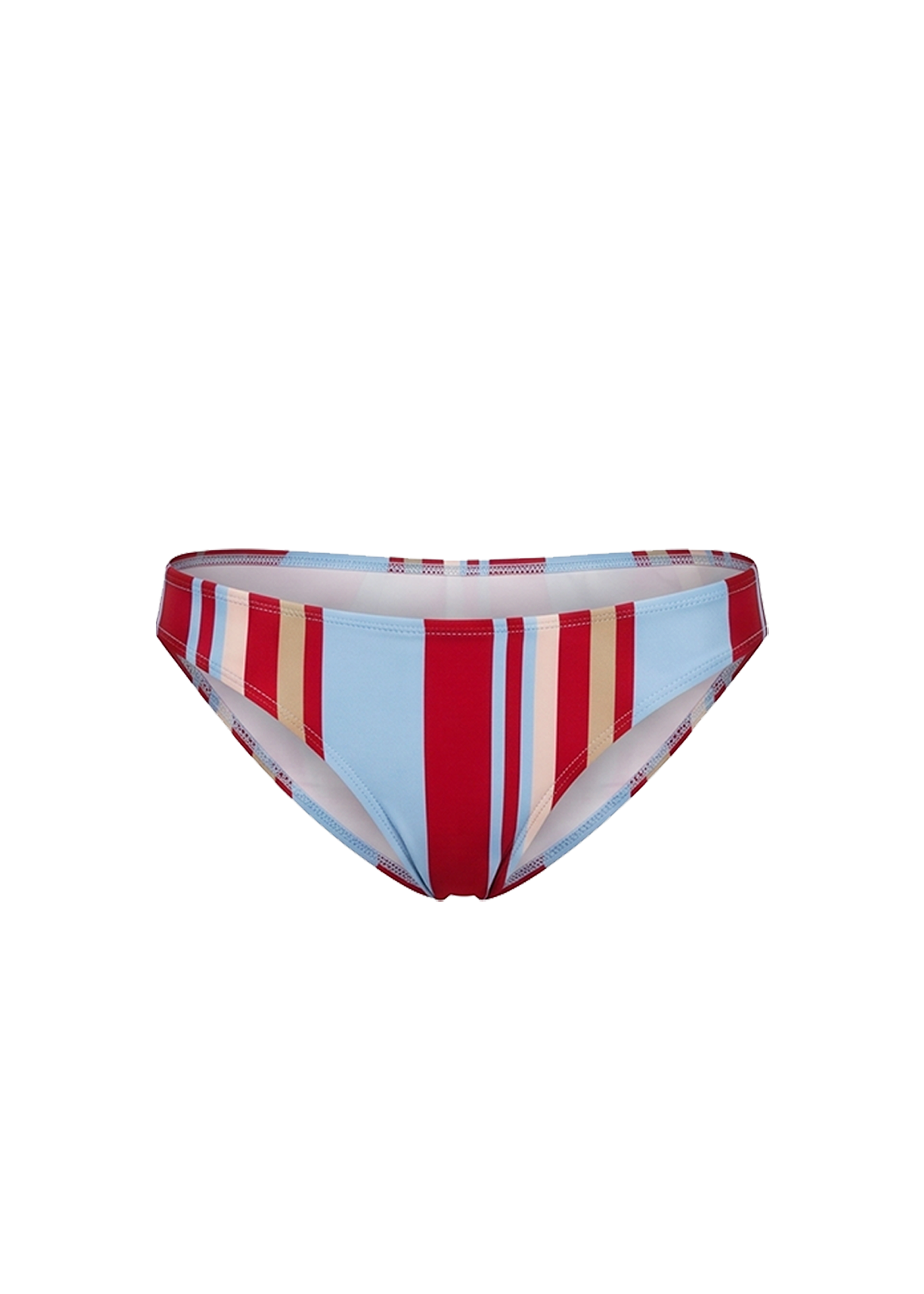 Tati Bikini Bottom Cranberry Multi Stripe